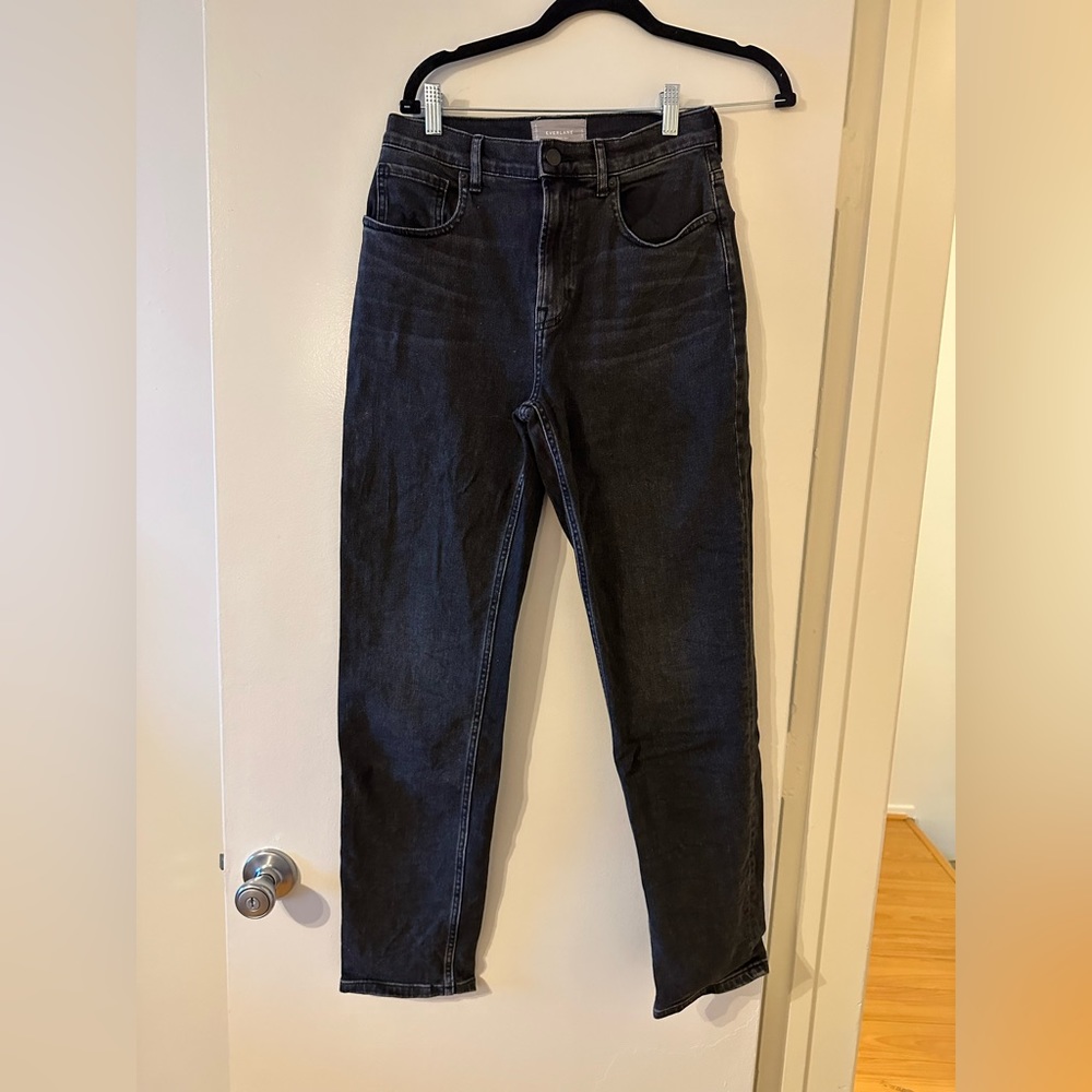 Everlane Black Cheeky Jean 28 Tall